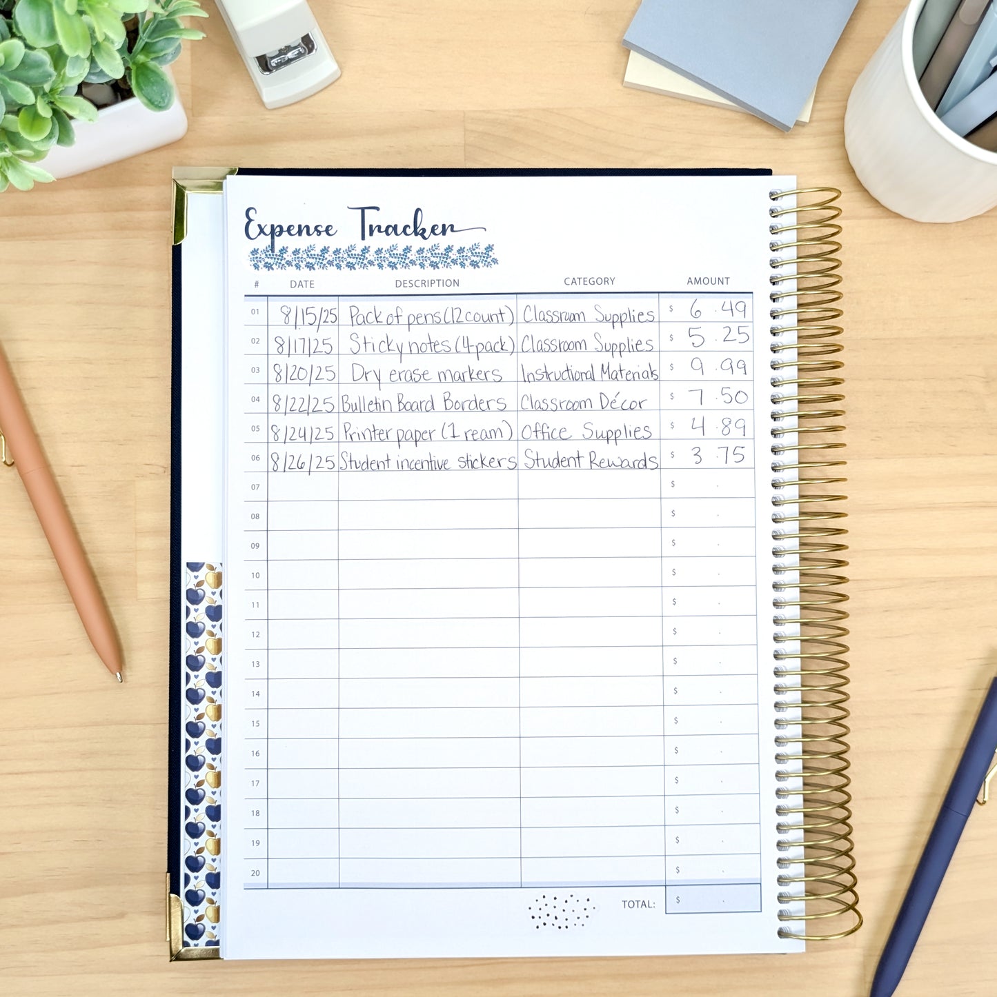 Merci Teacher Planner