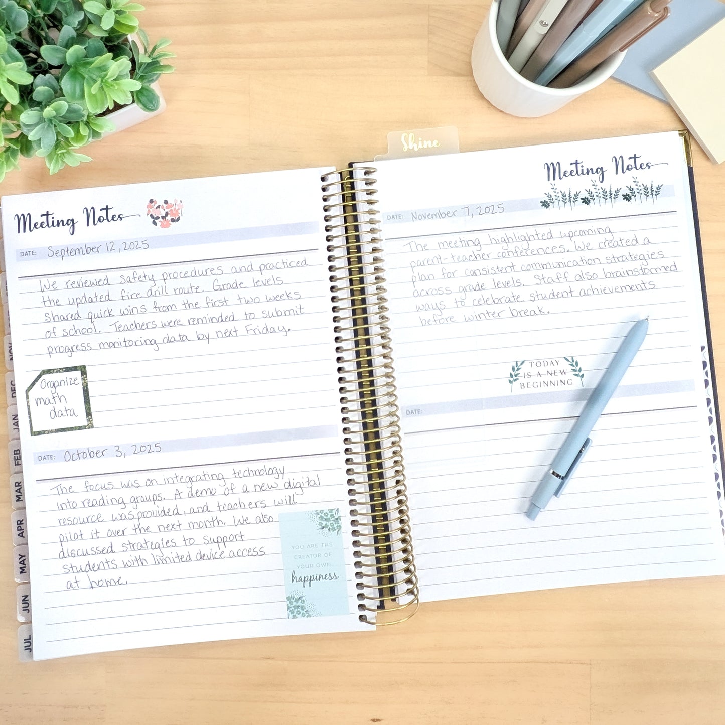 Merci Teacher Planner