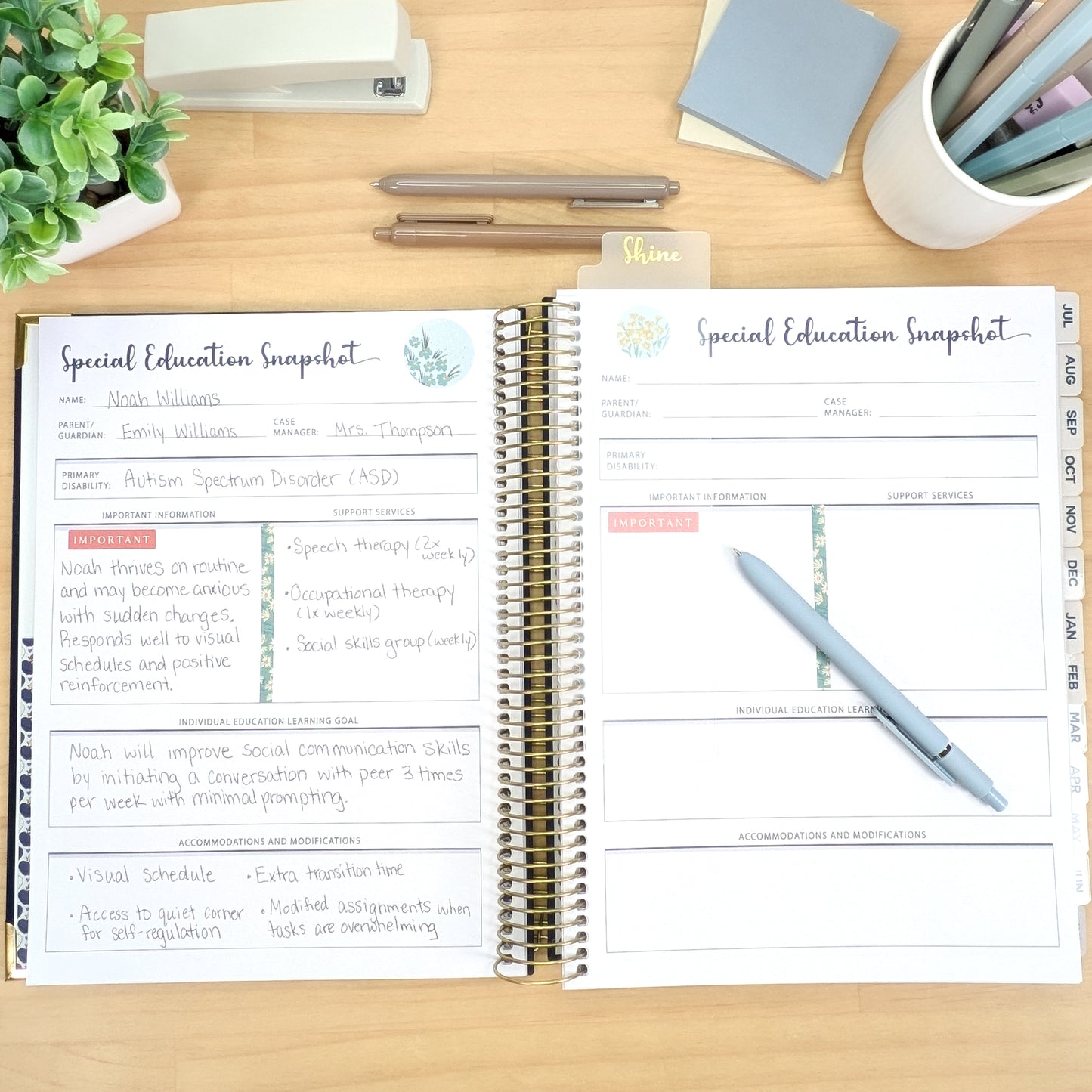 Merci Teacher Planner