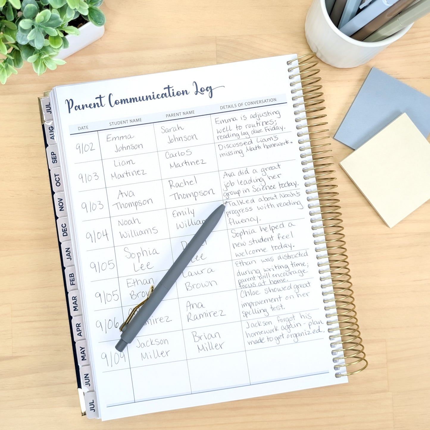 Merci Teacher Planner