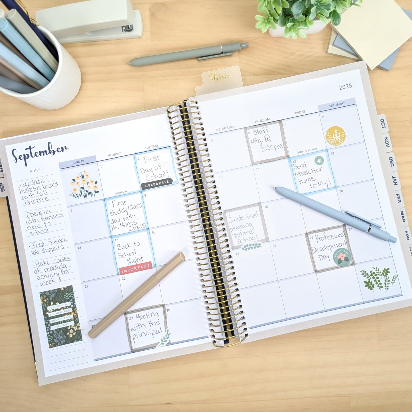 Merci Teacher Planner